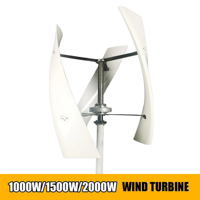 Gebogen van de de Windturbine van het Bladontwerp Verticale de Machtsoutput 5KW 120V IP54 Woonvawt