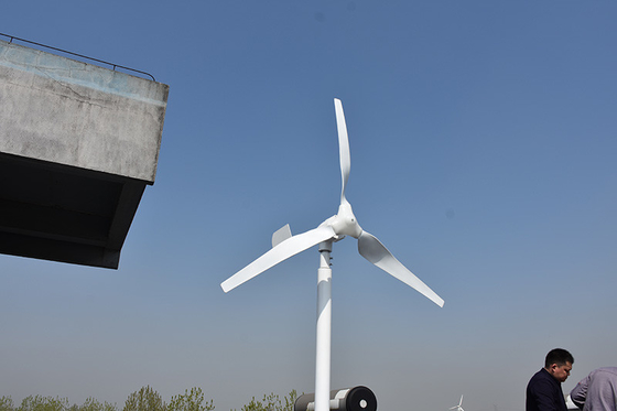 Nylon de Windturbine 24V 48V 800W van het Blad Horizontale Blad voor van Netsysteem