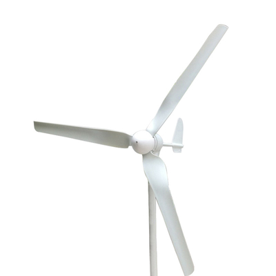 Witte Kleine Horizontale Windturbine voor Huisgebruik 600W 800W 1000W 12V 24V 48V