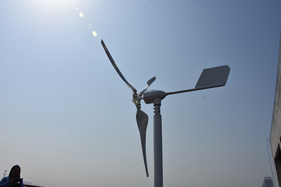 van de de Windturbine 800W 1000W van 24V 48V de Kleine Horizontale Molen van de de Aswind Horizontale