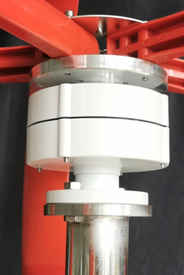 Van de de Windturbogenerator van de 100 Watts Rode Lantaarn het Bladodm Nylon ODM