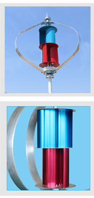 Q-van de het Aluminiumlegering van de Windturbine 220V 10KW het Blad Multikleuren met geringe geluidssterkte