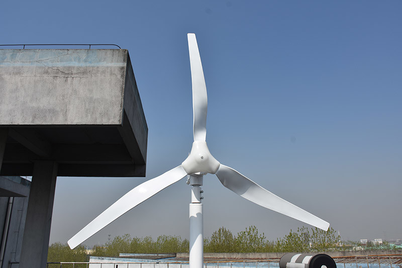 De Turbinebladen Van De Wind Stock Foto - Image of bladen, productie